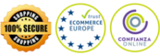 Garantia 100%. SSL encryption. Ecommerce Europe.